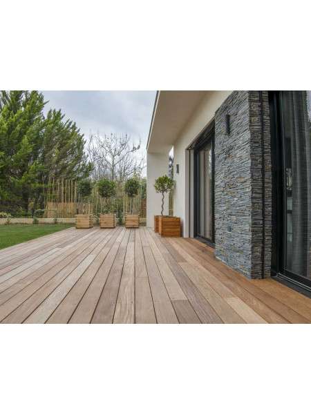 Lame de terrasse Ipé lisse...