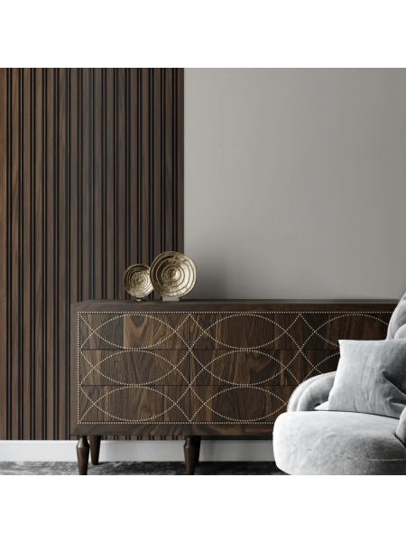 Panneau mural effet tasseau...